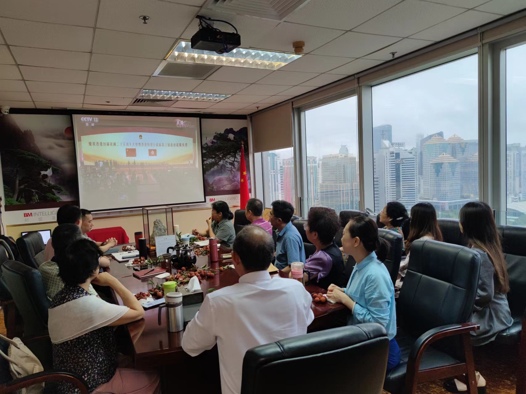 观看庆祝香港回归祖国25周年大会暨香港特别行政区第六届政府就职典礼